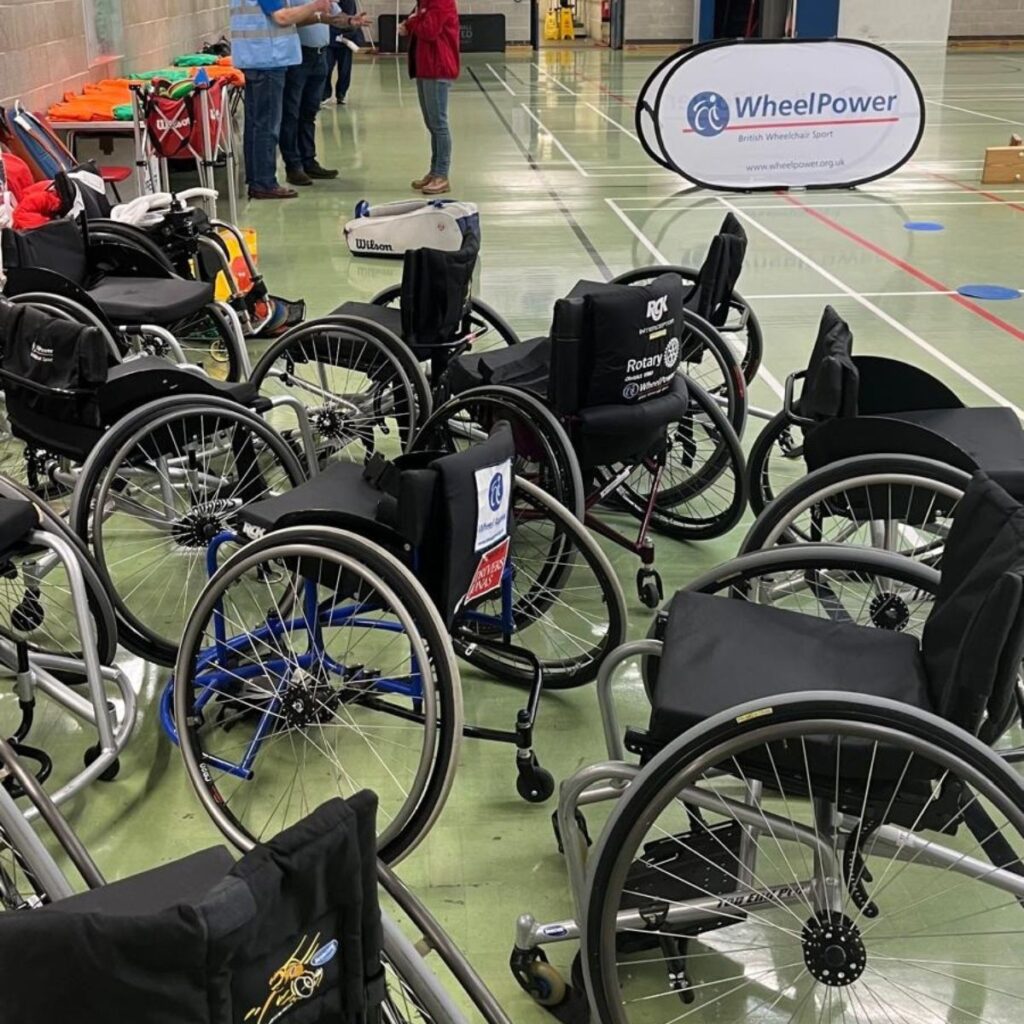 Middlesex WheelPower Sports Festival - chairs