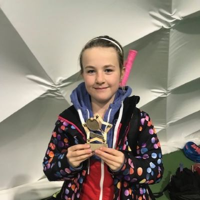 Mika and star trophy