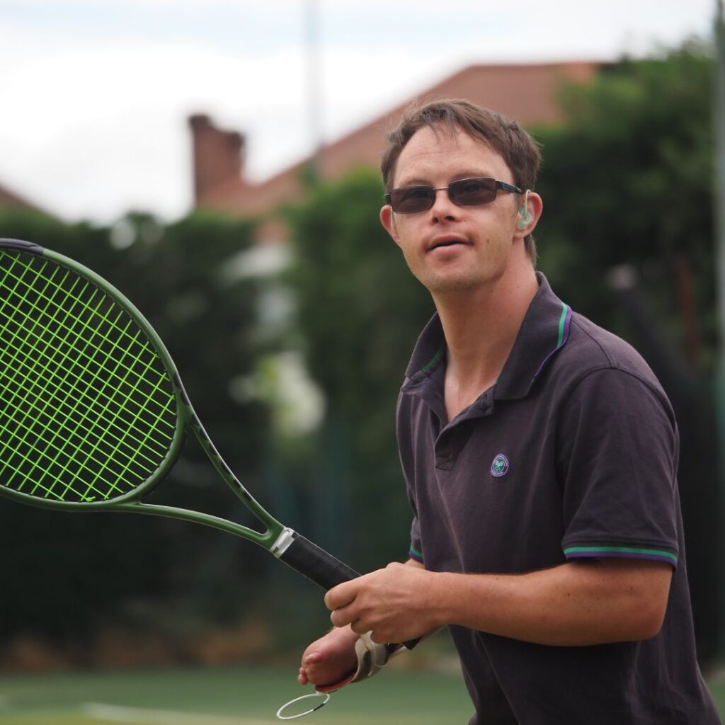 Learning Disability tennis player